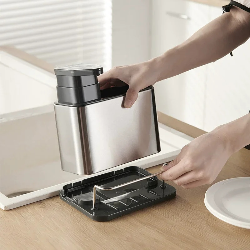 3-in-1 Kitchen Soap Dispenser  - đánh giá và giá Food Storage Organiser
