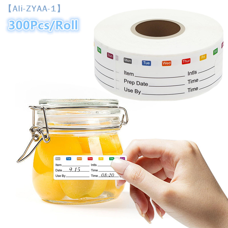 【ZYAA-1】300Pcs/Roll Kitchen Da - đánh giá và giá Food Storage Expiration Dates