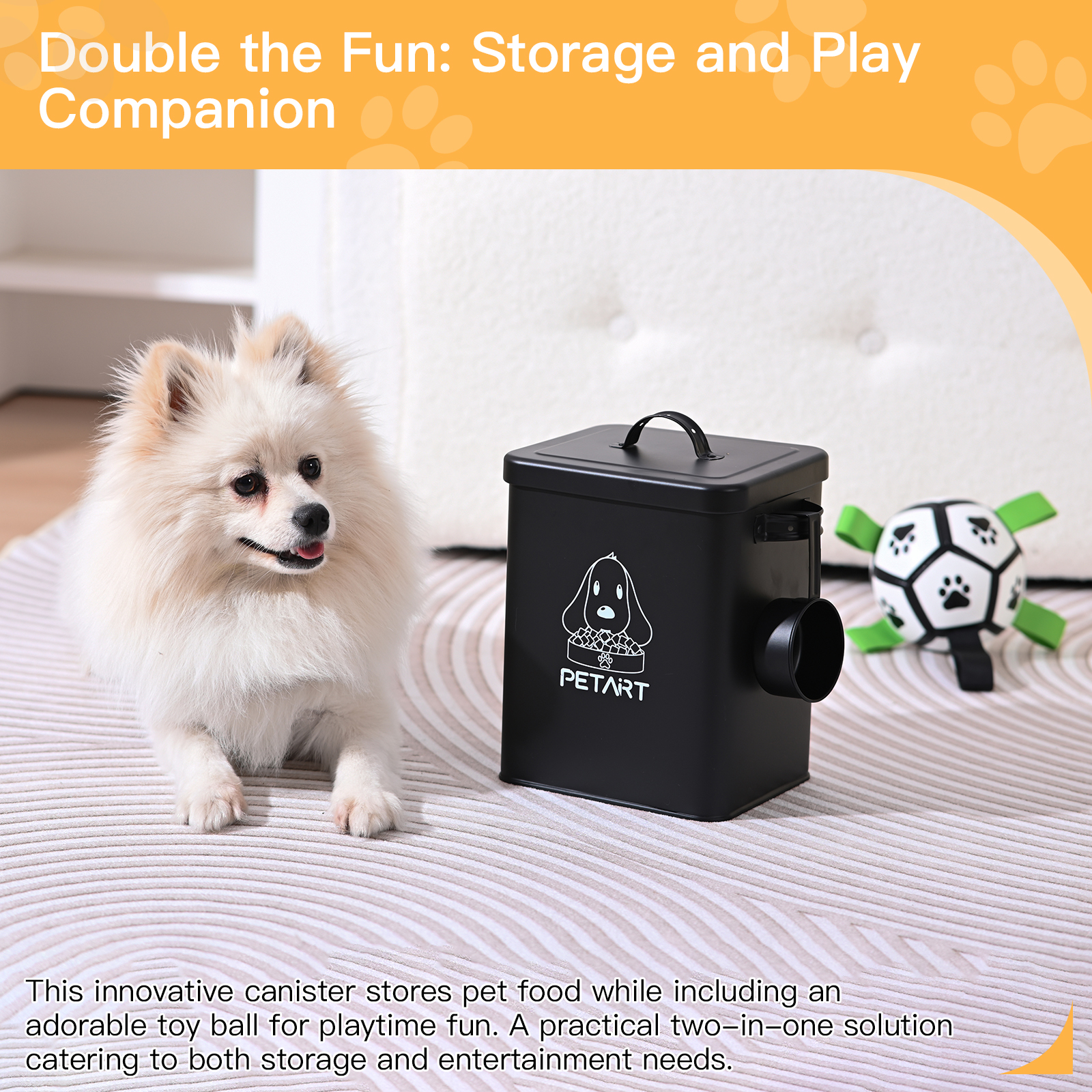 Large Capacity Pet Dog Feeders - đánh giá và giá Food Storage Dog