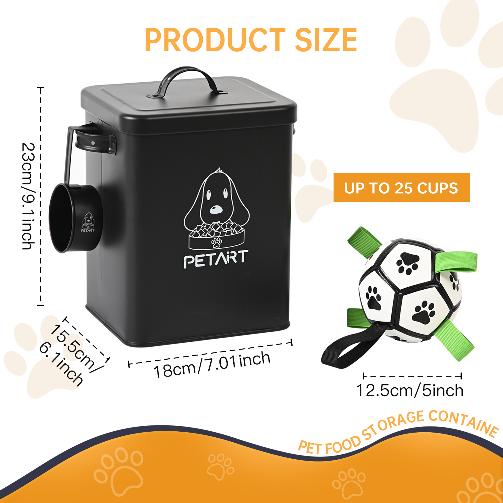Large Capacity Pet Dog Feeders - đánh giá và giá Food Storage Dog