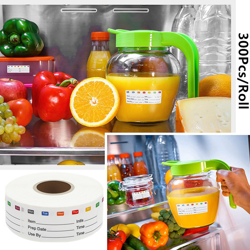 300Pcs/Roll Candy Storage Expi - đánh giá và giá Food Storage Expiration Dates