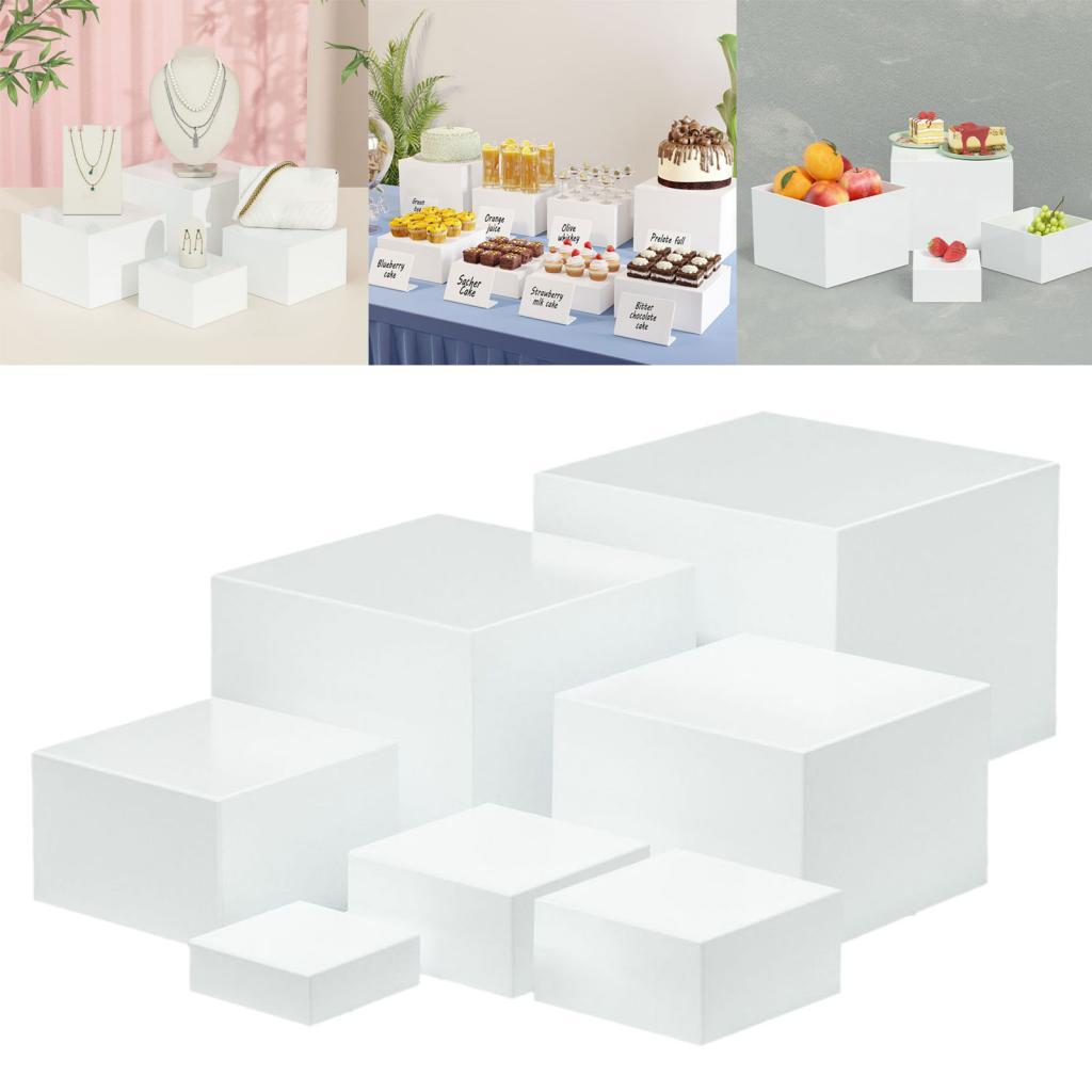 7 Pieces Acrylic Cube Display  - đánh giá và giá Food Storage Restaurant