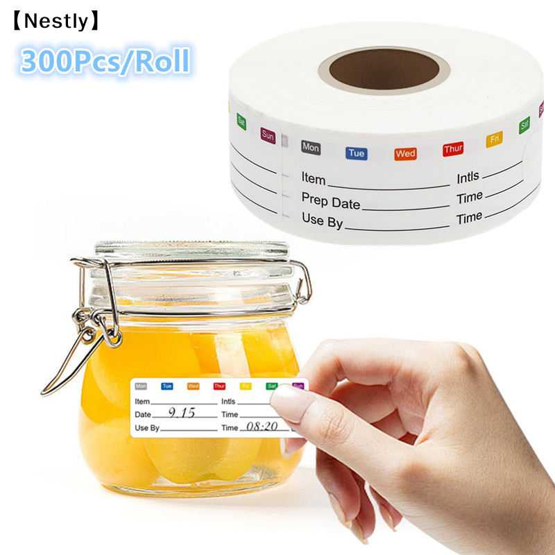 300Pcs/Roll Kitchen Date Food  - đánh giá và giá Food Storage Expiration Dates