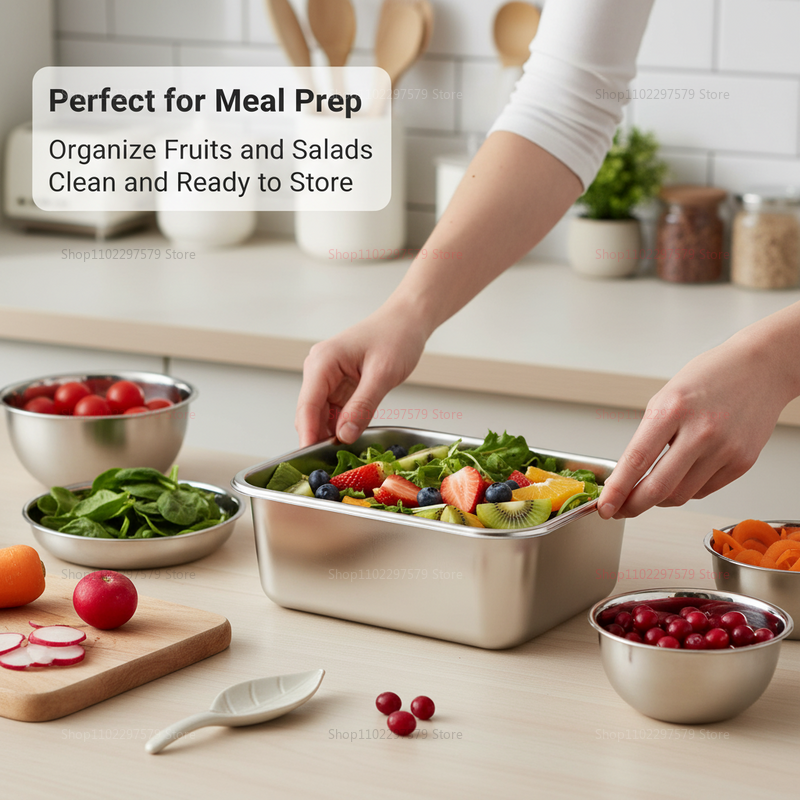 Plate Stainless Steel Food Con - đánh giá và giá Food Storage Box
