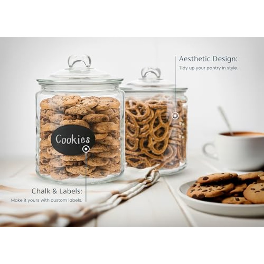 Glass Kitchen Jars Food and Co - đánh giá và giá Food Storage Containers Glass