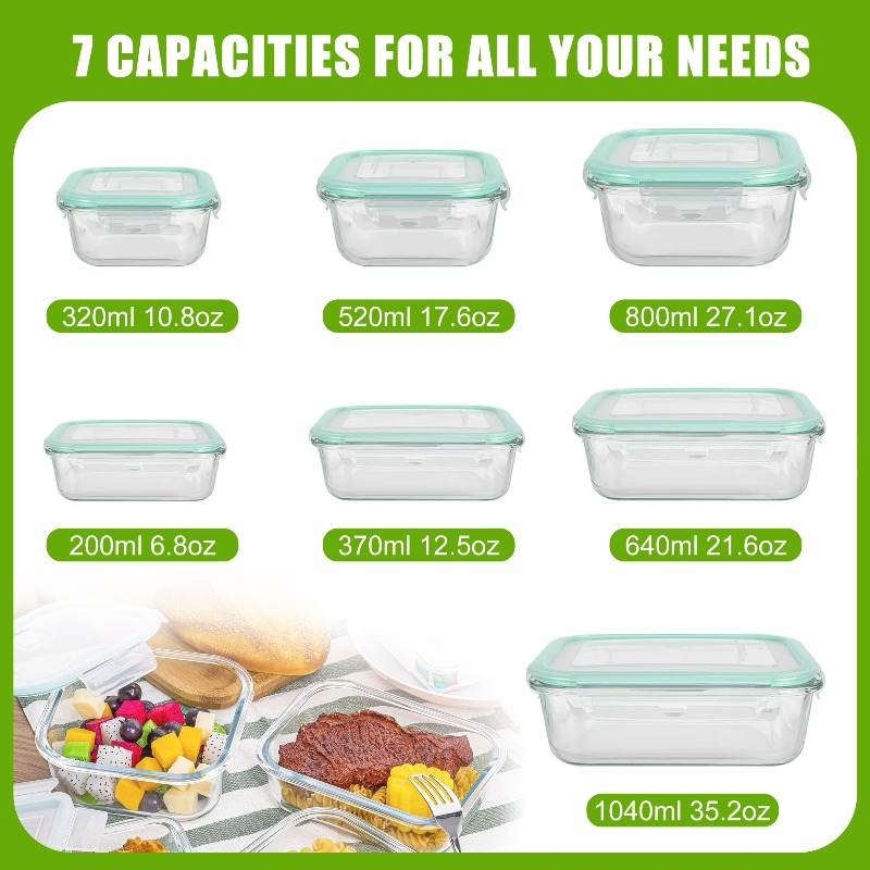 Glass Food Storage Containers  - đánh giá và giá Food Storage Containers Tupperware