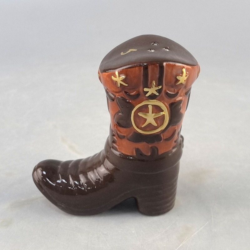 Vintage Boots Ceramic Spice Ja - đánh giá và giá Food Storage Box