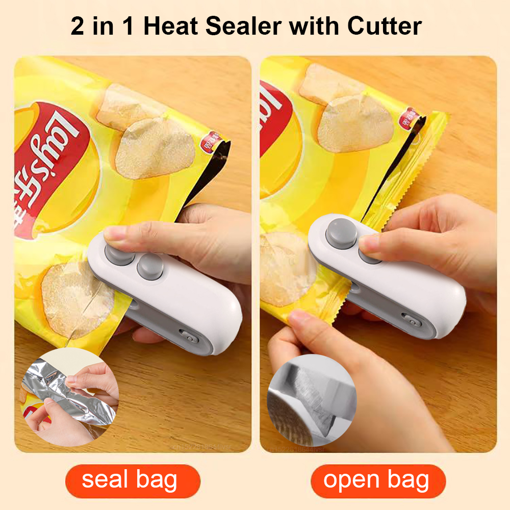 Mini Sealing Machine 2IN1 Heat - đánh giá và giá Food Storage Vacuum Sealer Machine