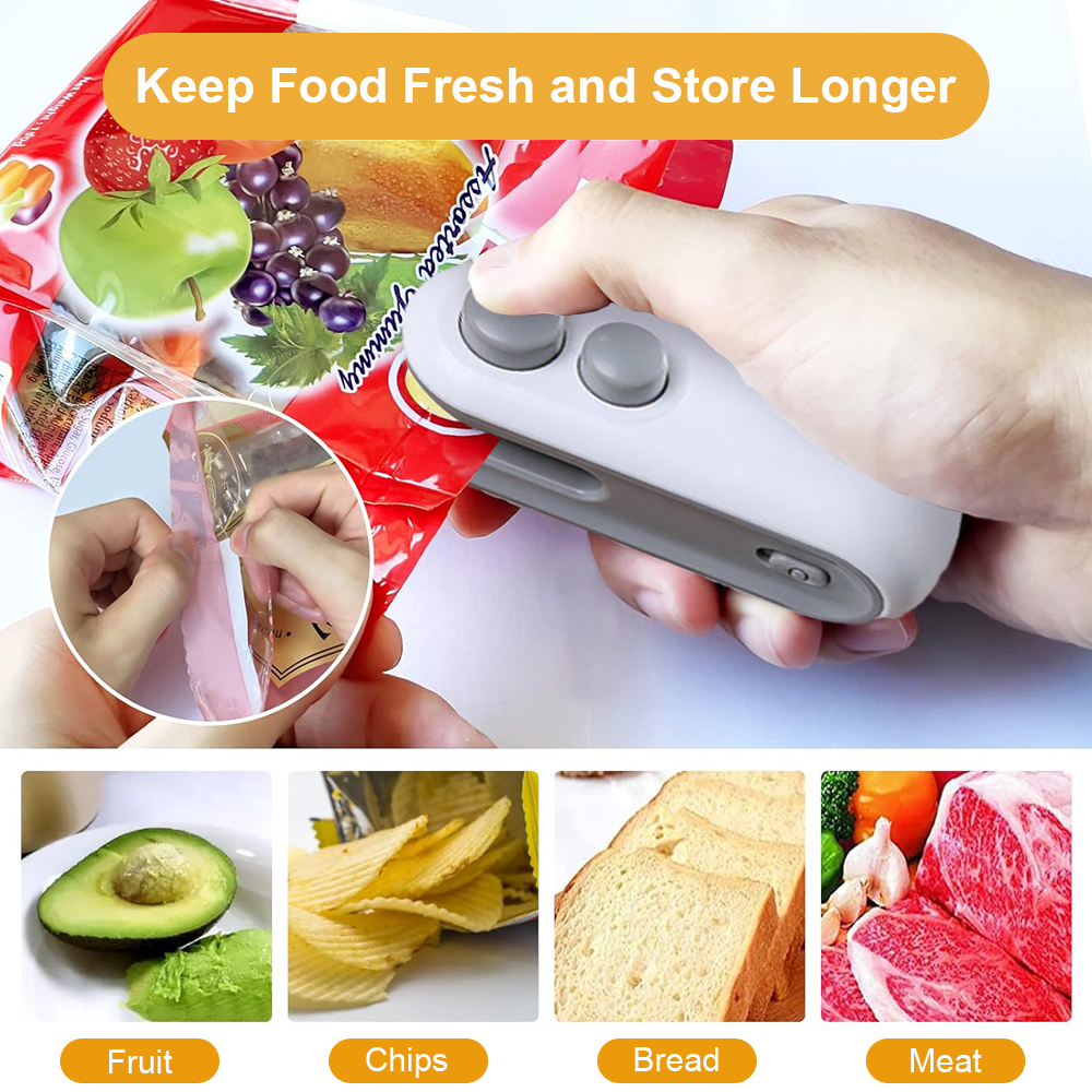 Mini Sealing Machine 2IN1 Heat - đánh giá và giá Food Storage Vacuum Sealer Machine