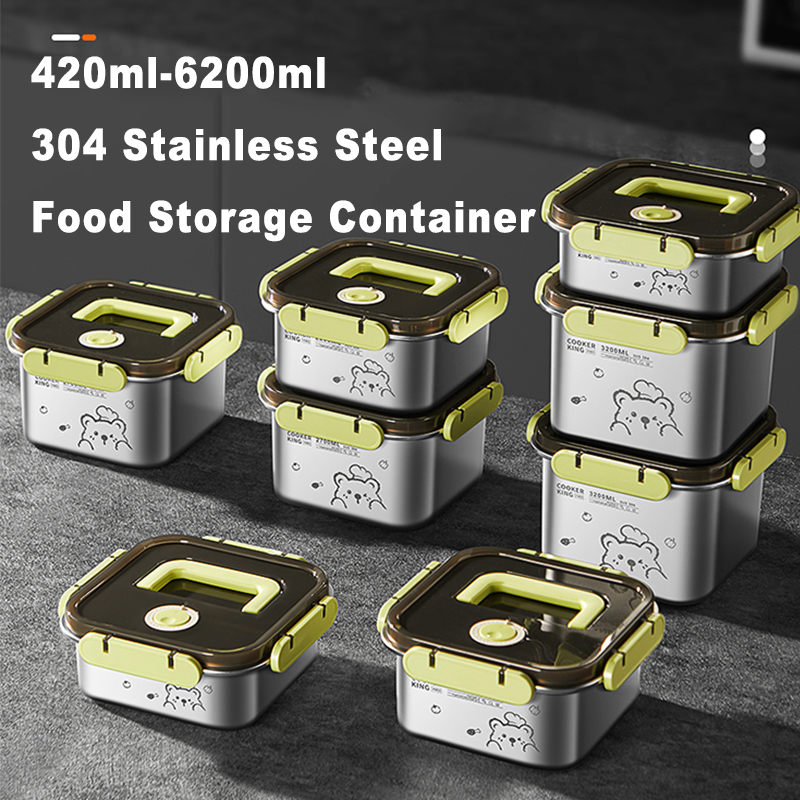 COOKER KING 420ml-6200ml Large - đánh giá và giá Food Storage Lunch Box