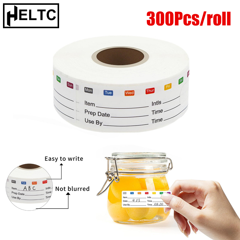 300Pcs/Roll Kitchen Date Food  - đánh giá và giá Food Storage Expiration Dates