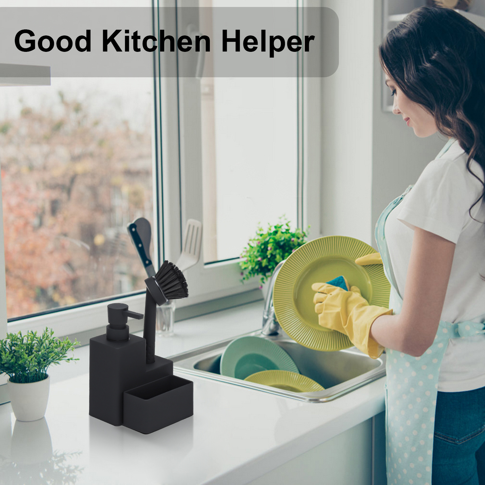 Modern Square Dish Soap Dispen - đánh giá và giá Food Storage Organiser