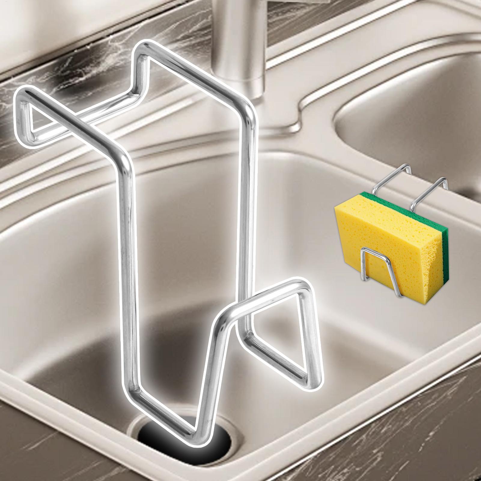 Sink sponge rack Double-Basin  - đánh giá và giá Food Storage Organiser
