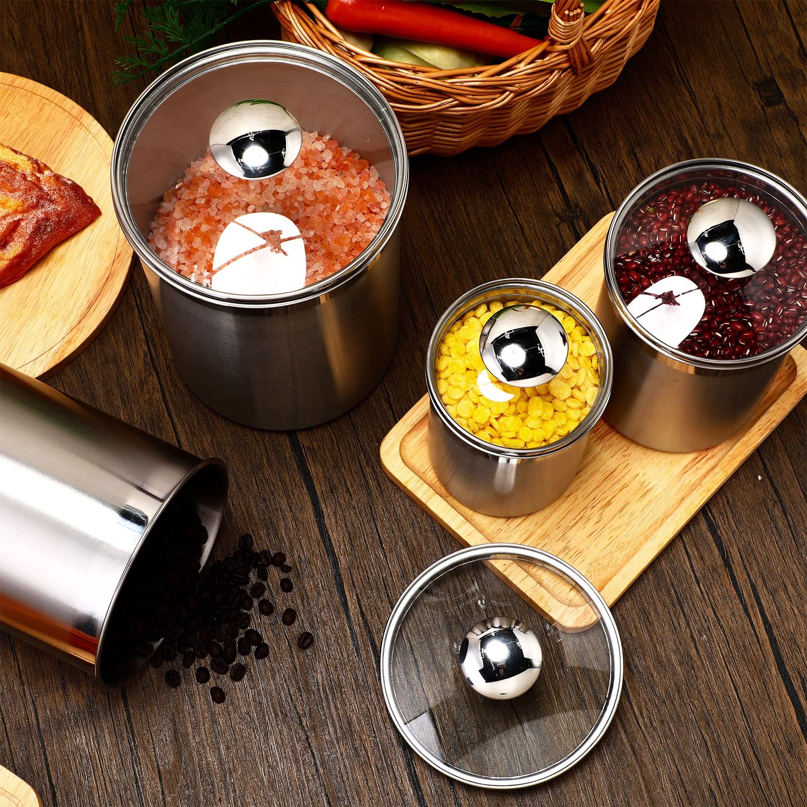 Food Storage Containers Tea Co - đánh giá và giá Food Storage Kitchen Container Set