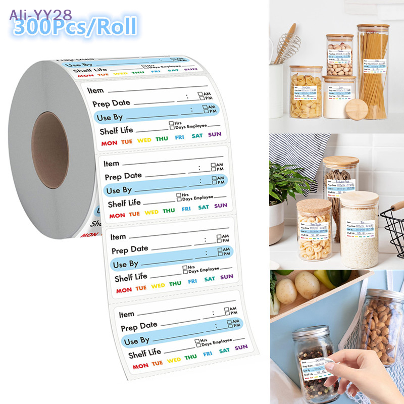 【YY28】300Pcs/Roll Kitchen Food - đánh giá và giá Food Storage Expiration Dates