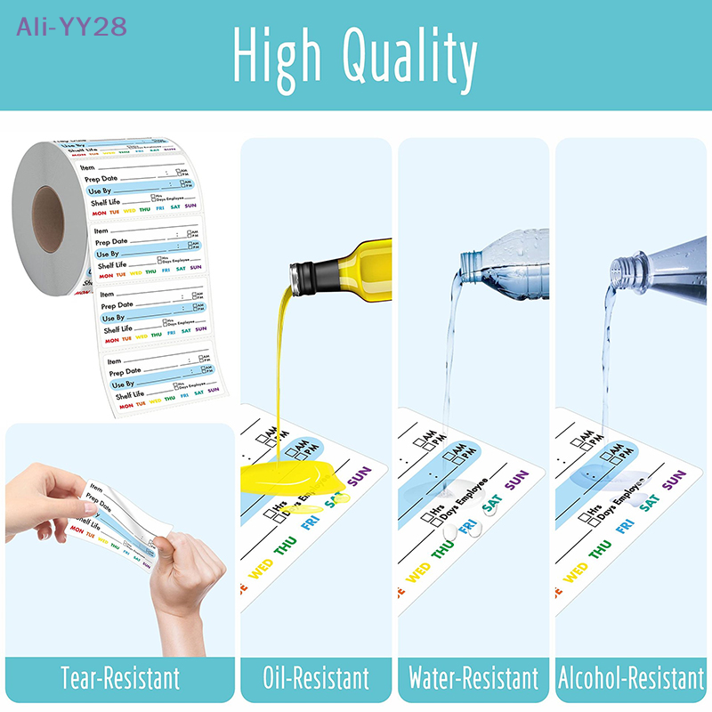 【YY28】300Pcs/Roll Kitchen Food - đánh giá và giá Food Storage Expiration Dates
