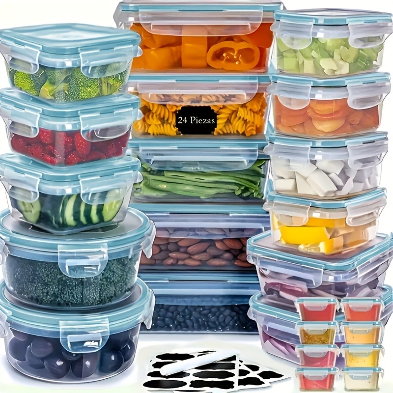 48PCS BPA-Free Food Storage Se - đánh giá và giá Food Storage Kitchen Container Set
