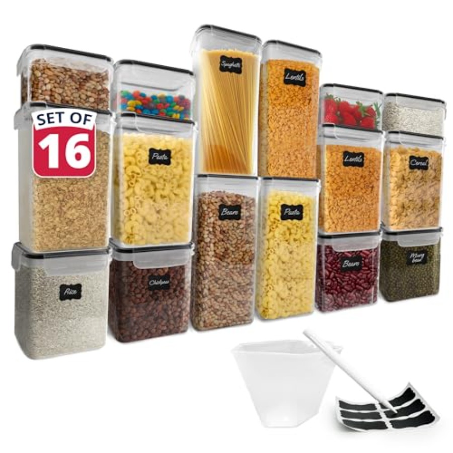 Airtight Food Storage Containe - đánh giá và giá Food Storage Kitchen Container Set
