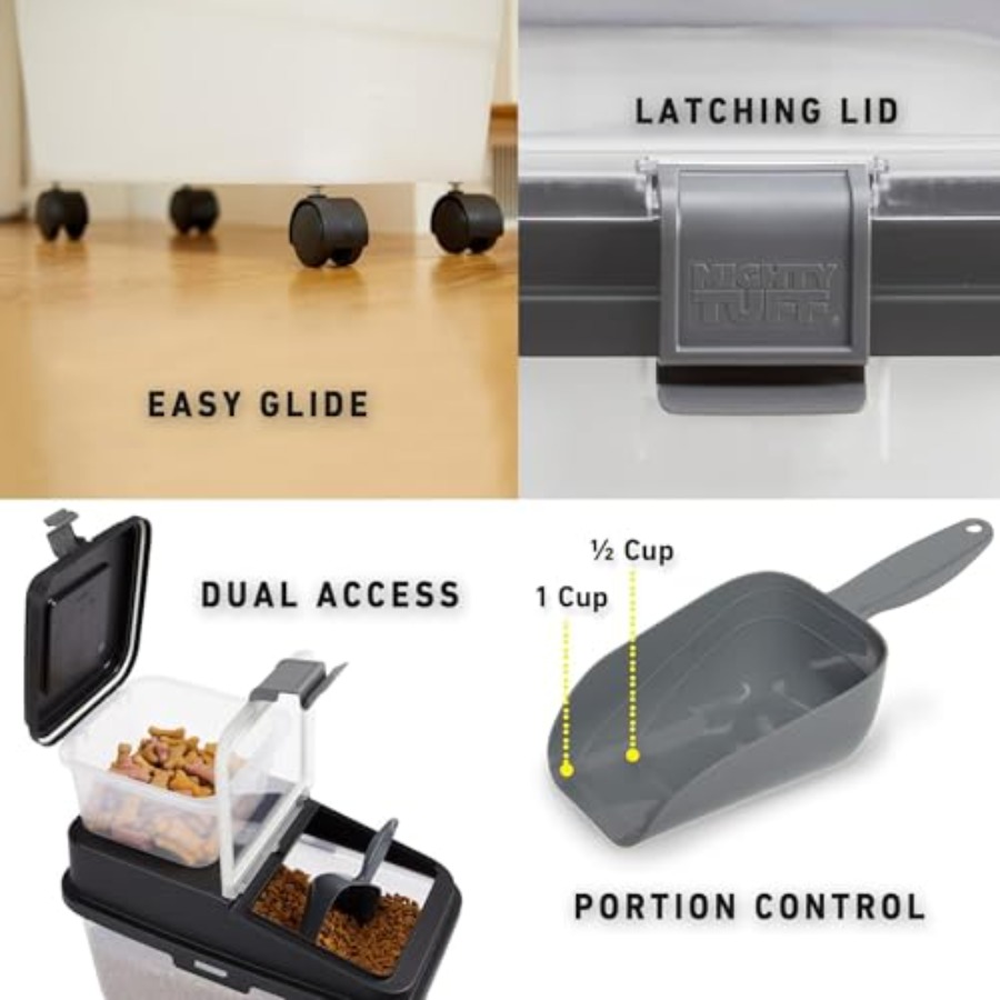 3 Piece Airtight Dog Food Stor - đánh giá và giá Food Storage Dog