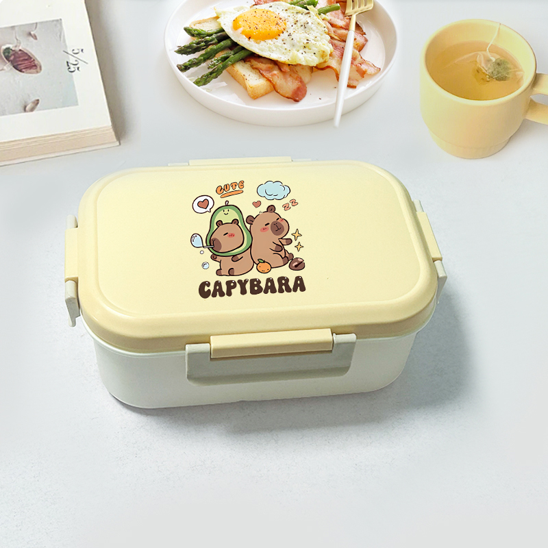 Capybara Bento Lunch Box Carto - đánh giá và giá Food Storage Box