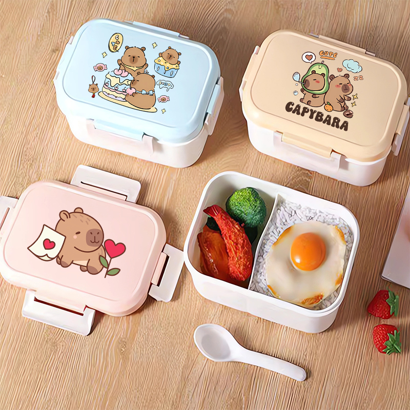 Capybara Bento Lunch Box Carto - đánh giá và giá Food Storage Box