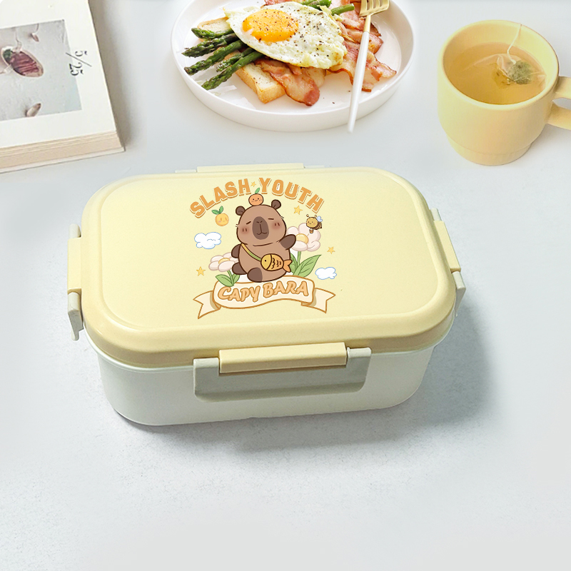Capybara Bento Lunch Box Carto - đánh giá và giá Food Storage Box