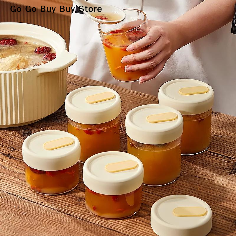 【ST】1Pc 240/400ML Glass Food S - đánh giá và giá Food Storage Containers Glass