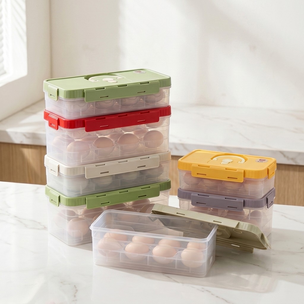 Stackable Egg Storage Box Refr - đánh giá và giá Food Storage Refrigerator