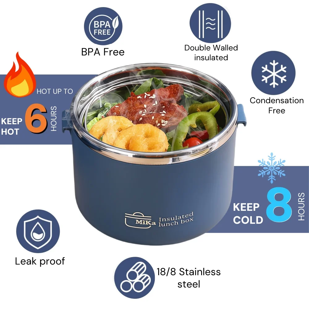 Stainless Thermal Insulation B - đánh giá và giá Food Storage Lunch Box