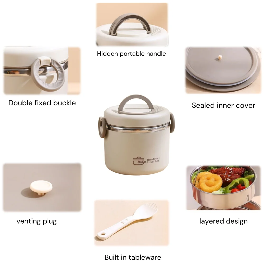 Stainless Thermal Insulation B - đánh giá và giá Food Storage Lunch Box