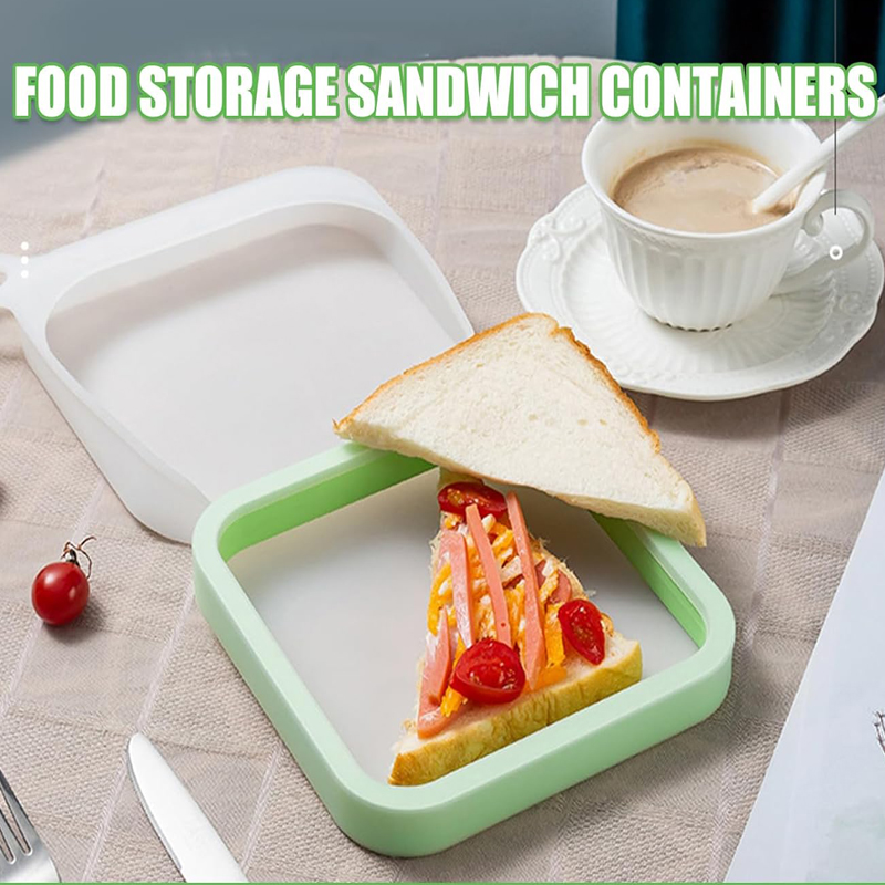 Silicone Sandwich Toast Bento  - đánh giá và giá Food Storage Safety