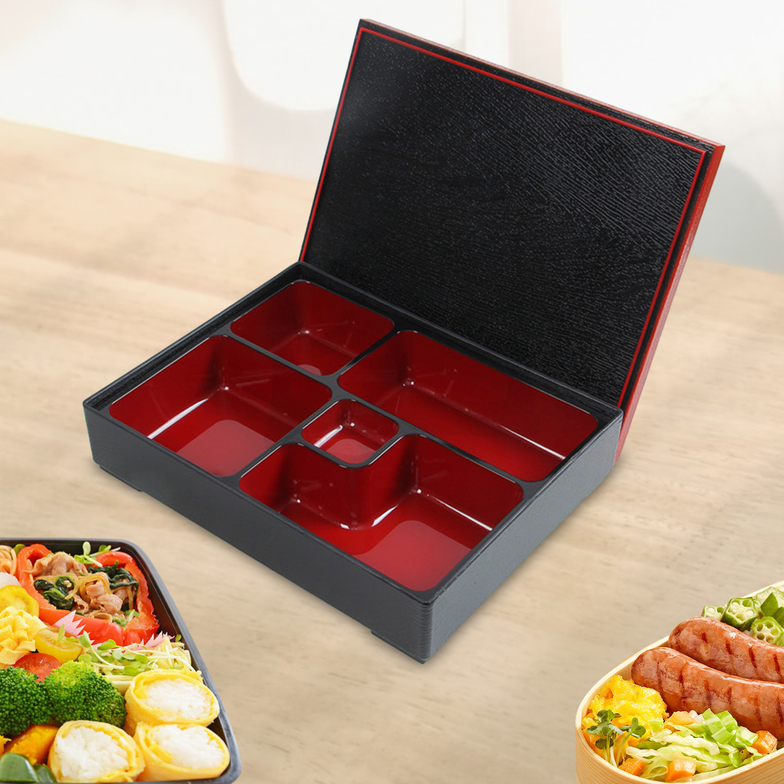 Japanese Lunch Boxes with Lid  - đánh giá và giá Food Storage Restaurant