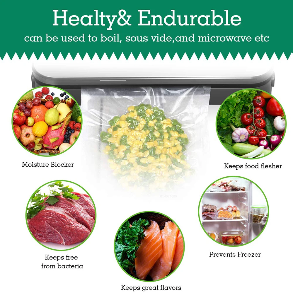 Sous Vide Roll Bags for Vacuum - đánh giá và giá Food Storage Vacuum Sealer Machine