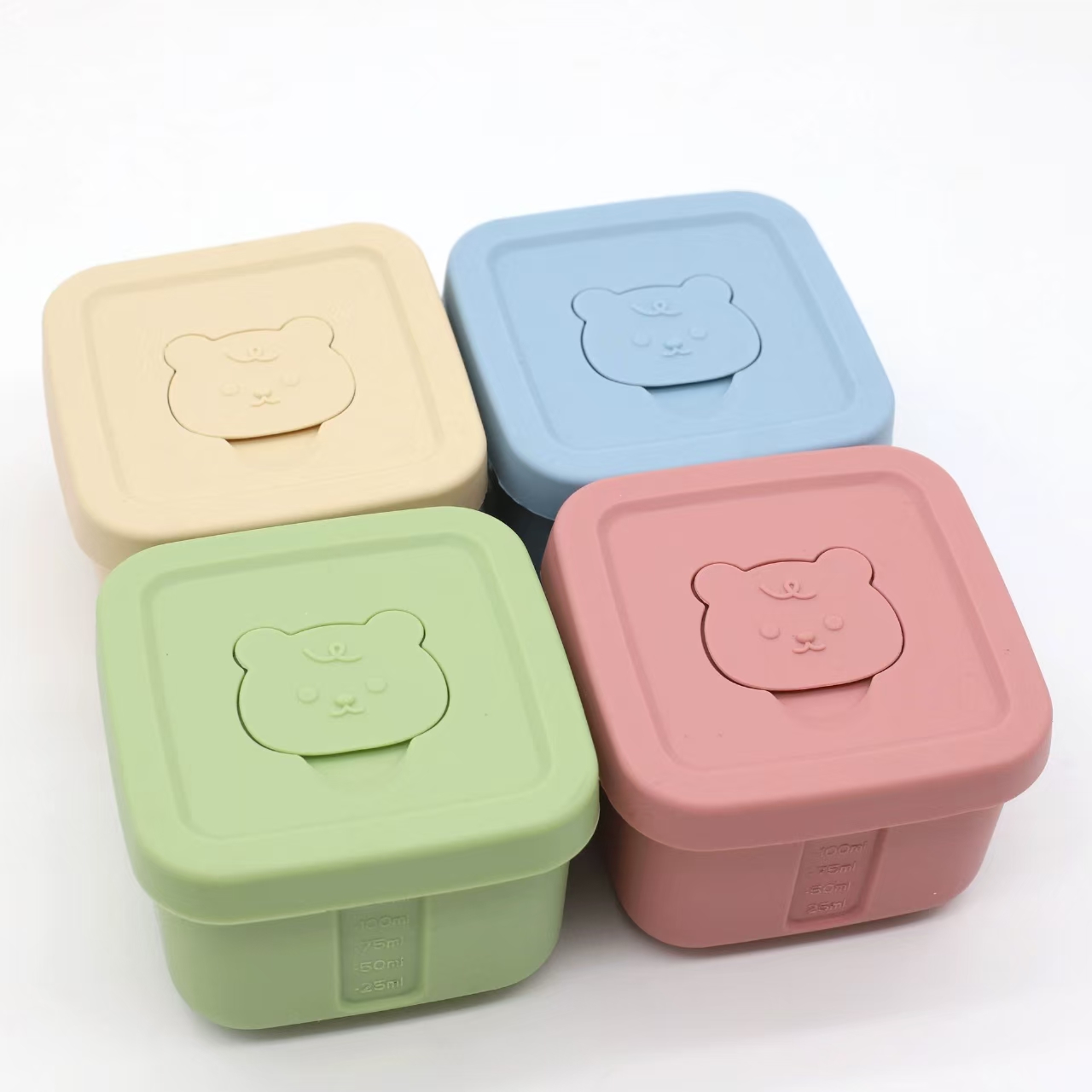 Silicone Food Supplement Box F - đánh giá và giá Food Storage Lunch Box