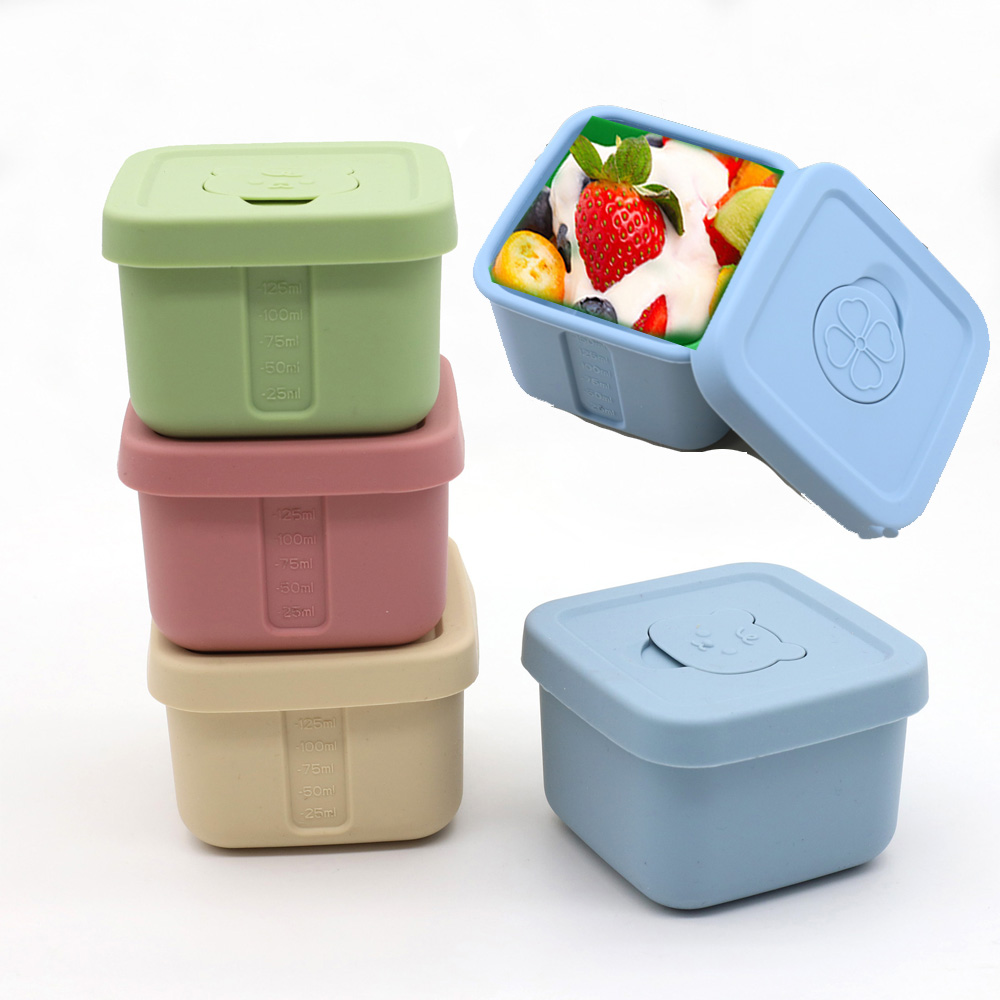 Silicone Food Supplement Box F - đánh giá và giá Food Storage Lunch Box