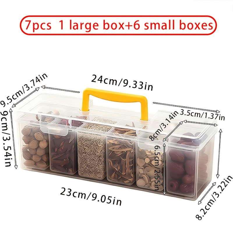 7Pcs Airtight Spice Container  - đánh giá và giá Food Storage Kitchen Container Set